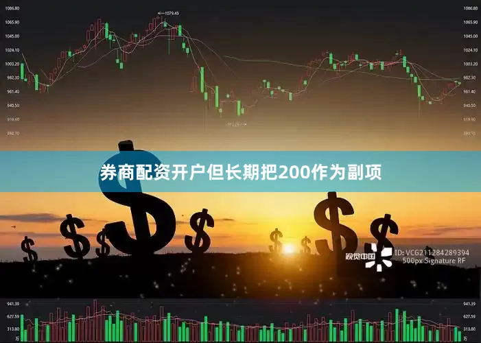 券商配资开户但长期把200作为副项